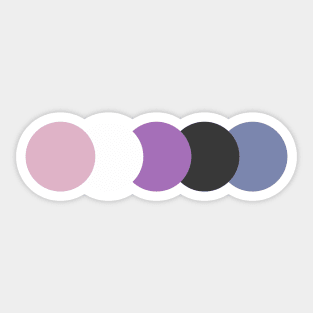 Genderfluid | Muted | Subtle Pride Sticker